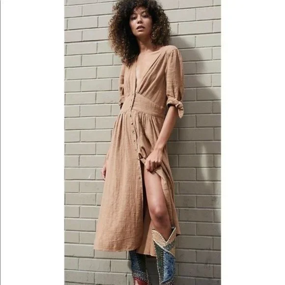love of my life midi dress free people Printed Love of My Life Midi Dress